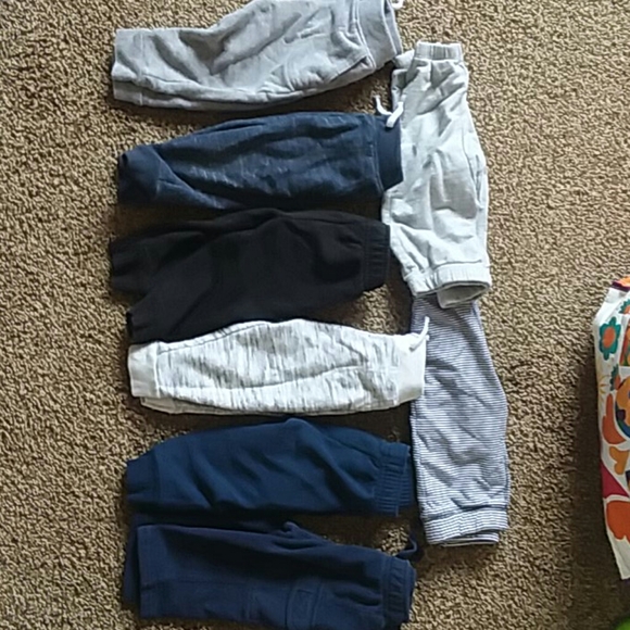 Other - 8 pairs of boys sweat pants size 12 months